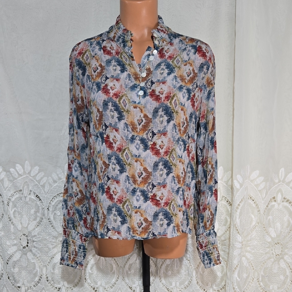 APNY Long Sleeve Short/Top/Blouse Sz Medium